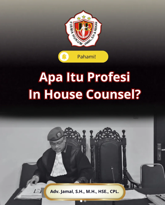 Apa itu profesi in house counsel